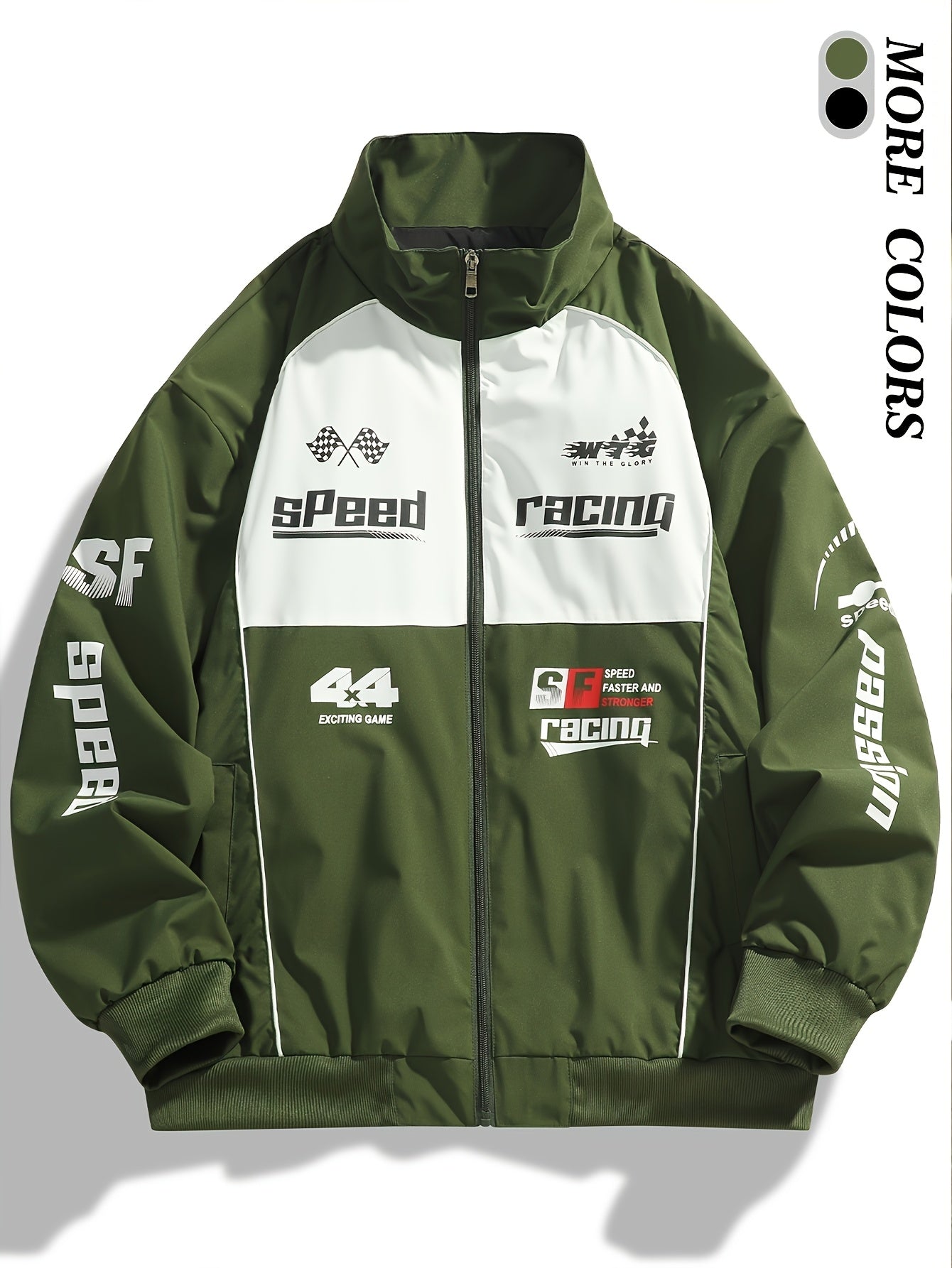 Men’s SF44 Racing Bomber Jacket – Urban & Sporty Vibe