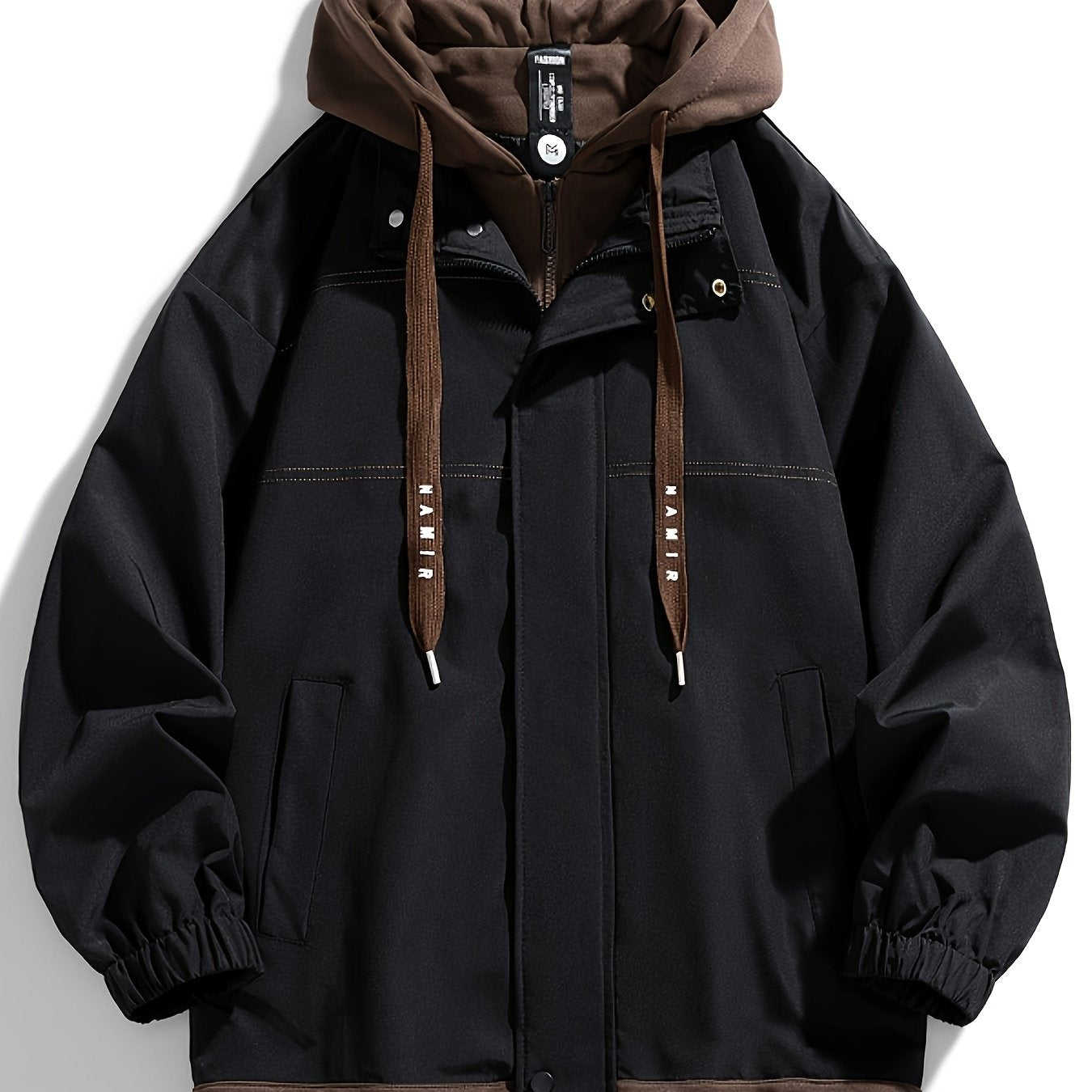 Color Block Hooded Jacket - Lightweight & Stylish