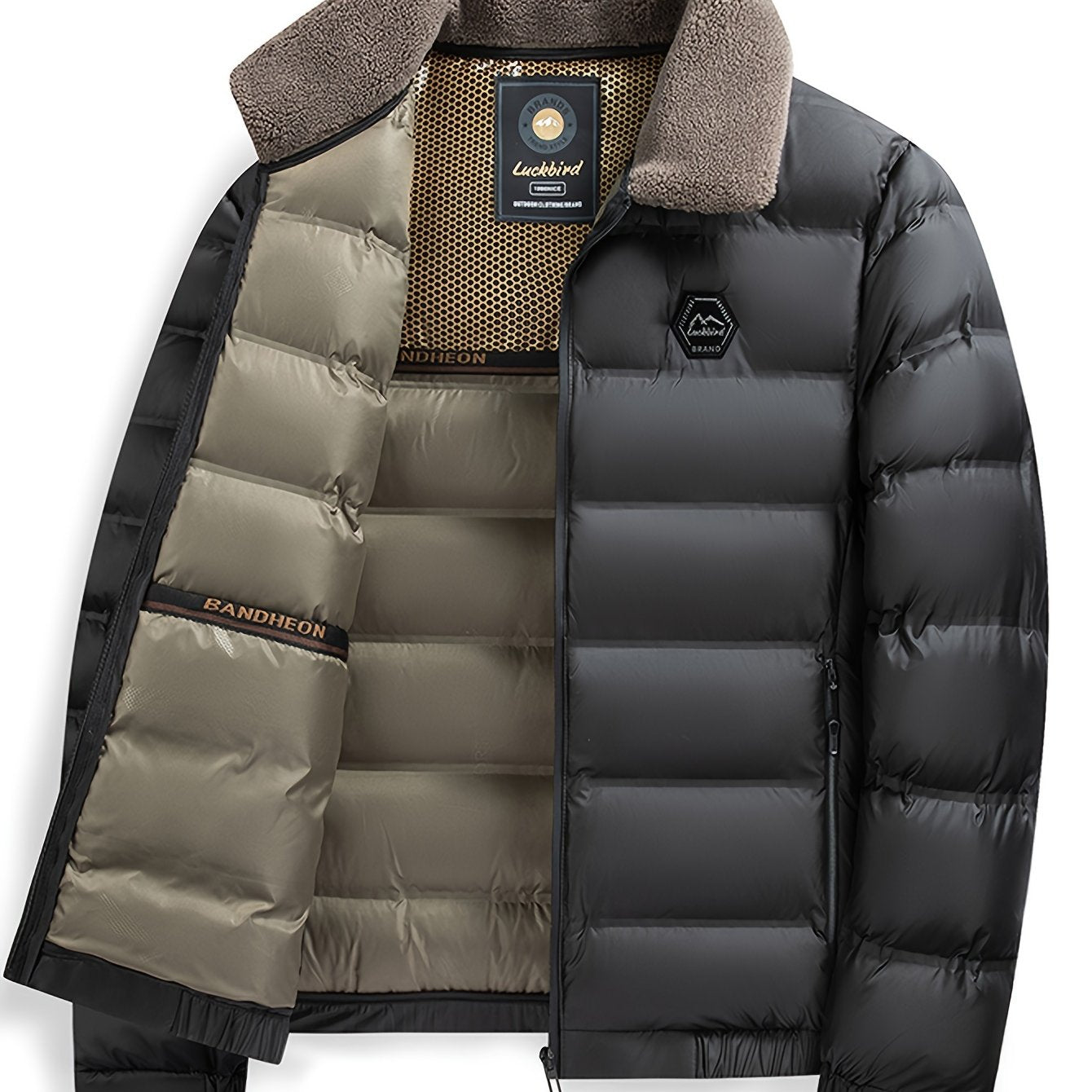 Men’s Classic Winter Jacket – Warm & Refined Style