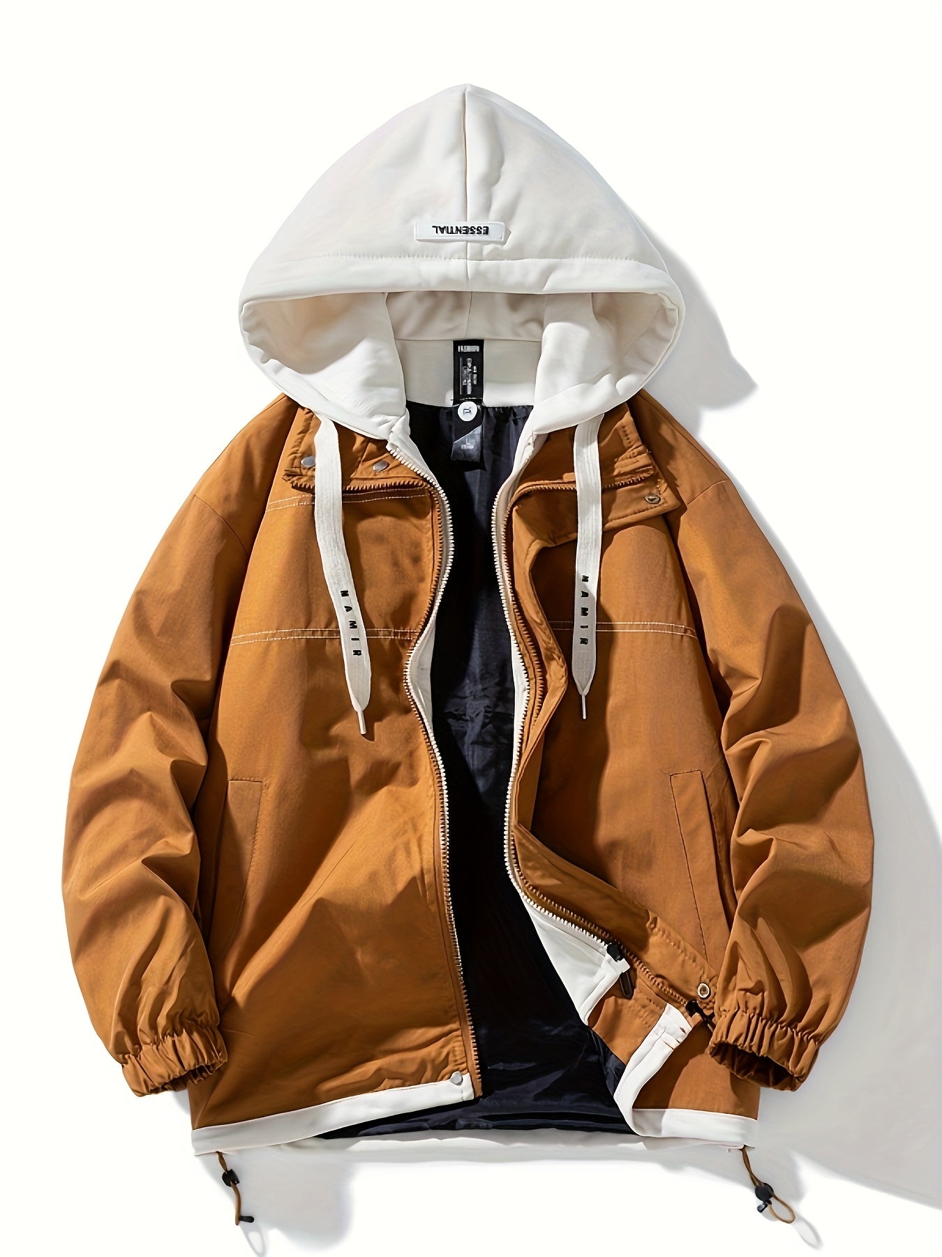 Color Block Hooded Jacket - Lightweight & Stylish