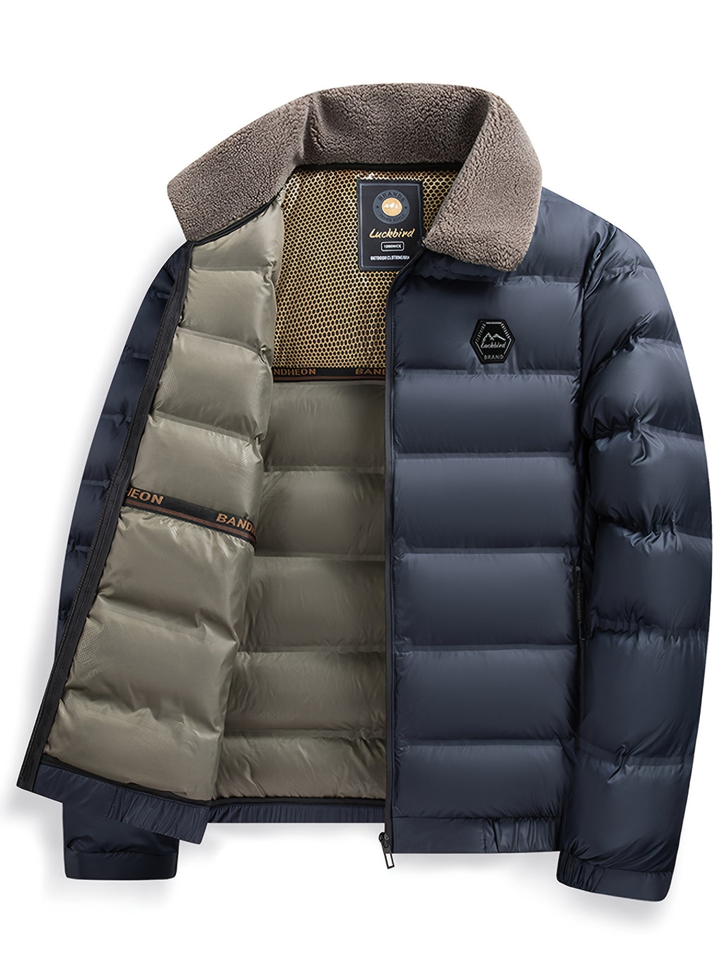 Men’s Classic Winter Jacket – Warm & Refined Style