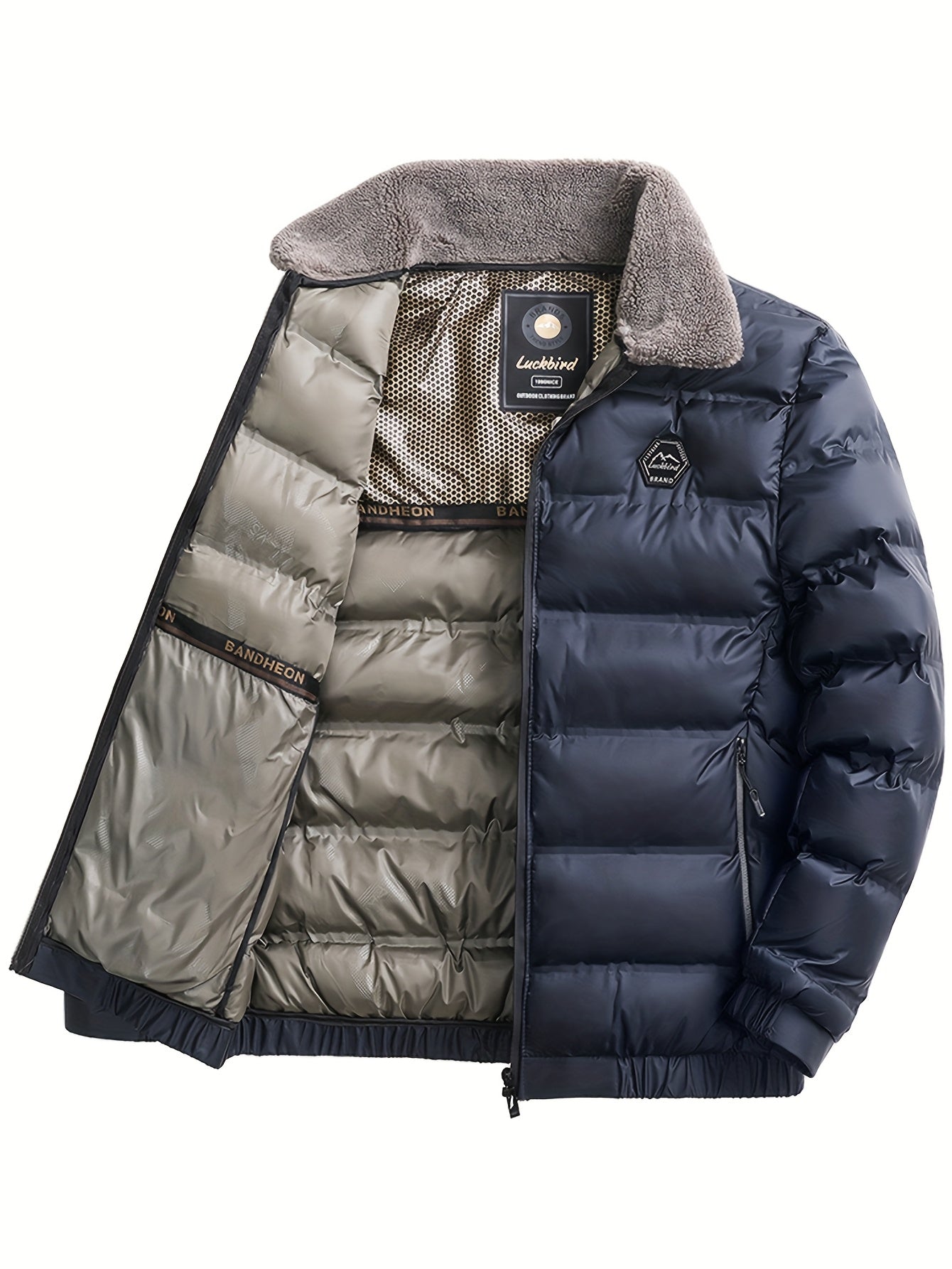 Men’s Classic Winter Jacket – Warm & Refined Style