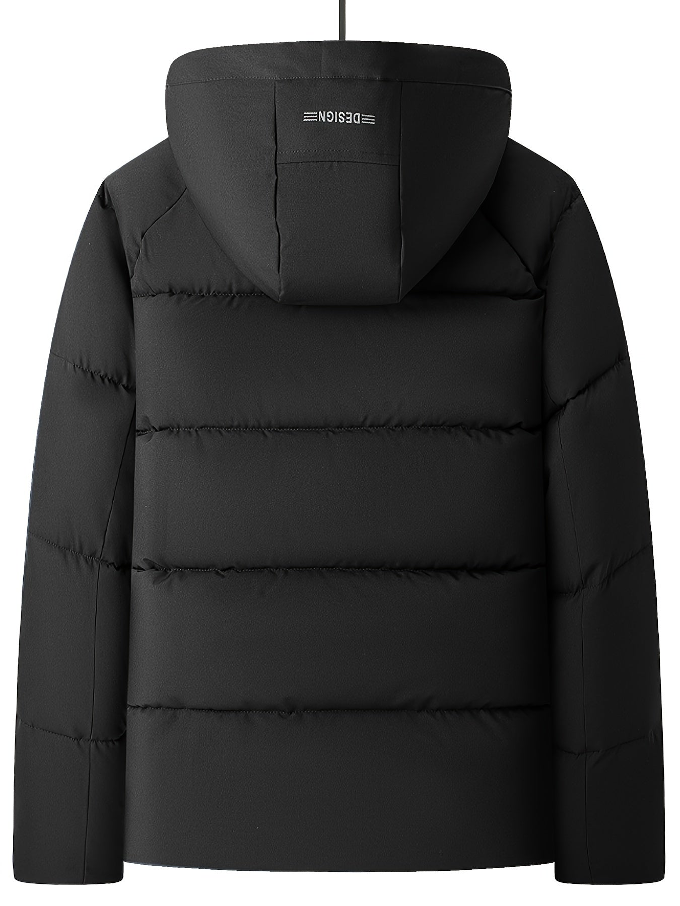 Men’s Beige Winter Hooded Coat – Warm, Stylish & Functional