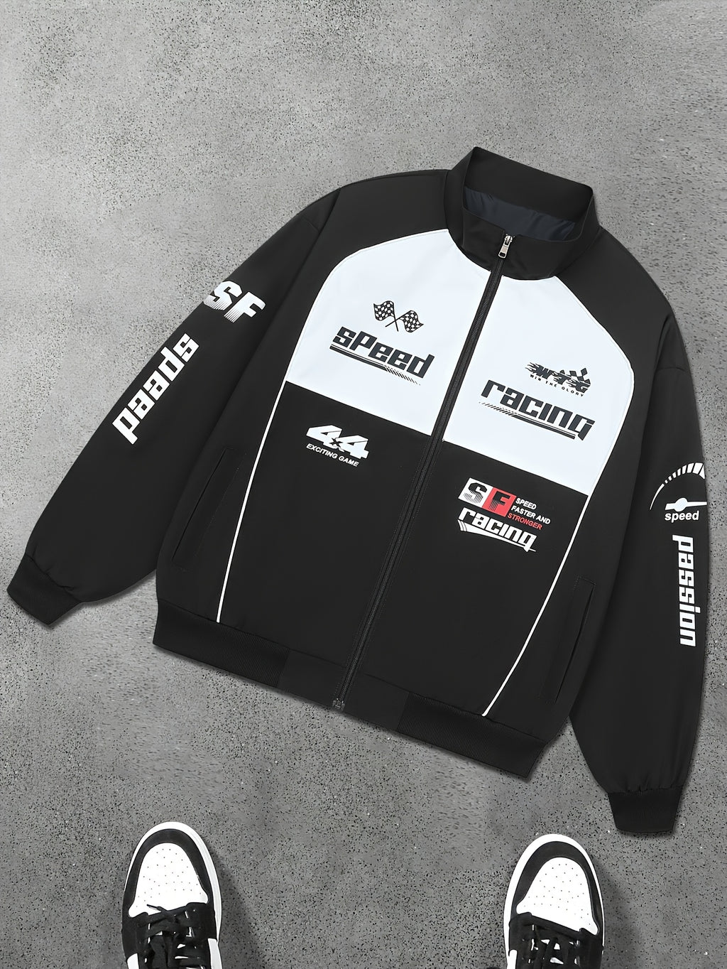 Men’s SF44 Racing Bomber Jacket – Urban & Sporty Vibe