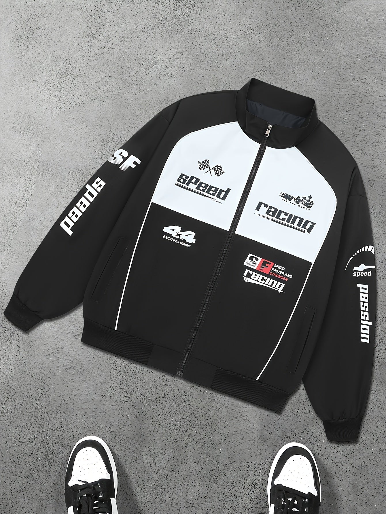 Men’s SF44 Racing Bomber Jacket – Urban & Sporty Vibe