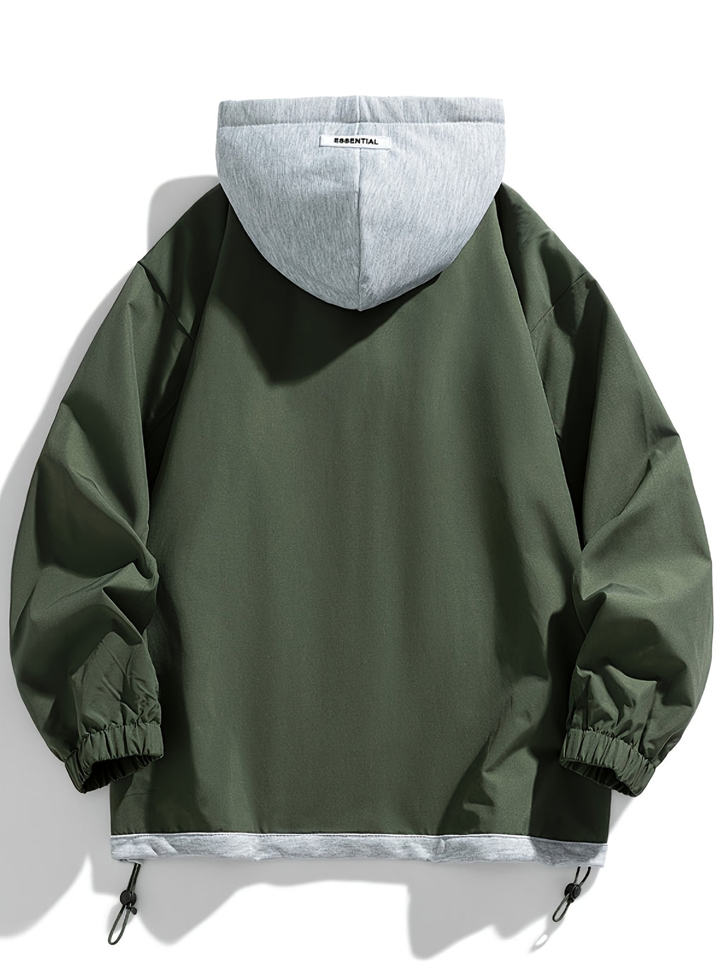 Color Block Hooded Jacket - Lightweight & Stylish