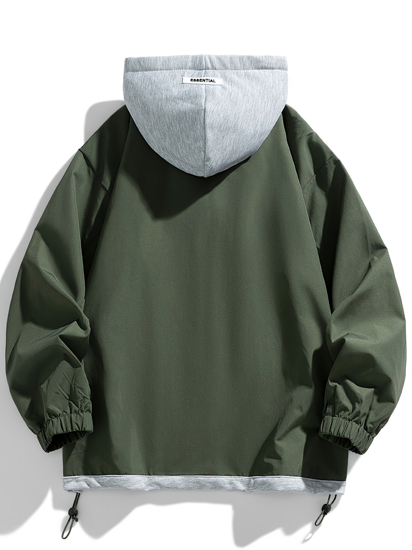 Color Block Hooded Jacket - Lightweight & Stylish