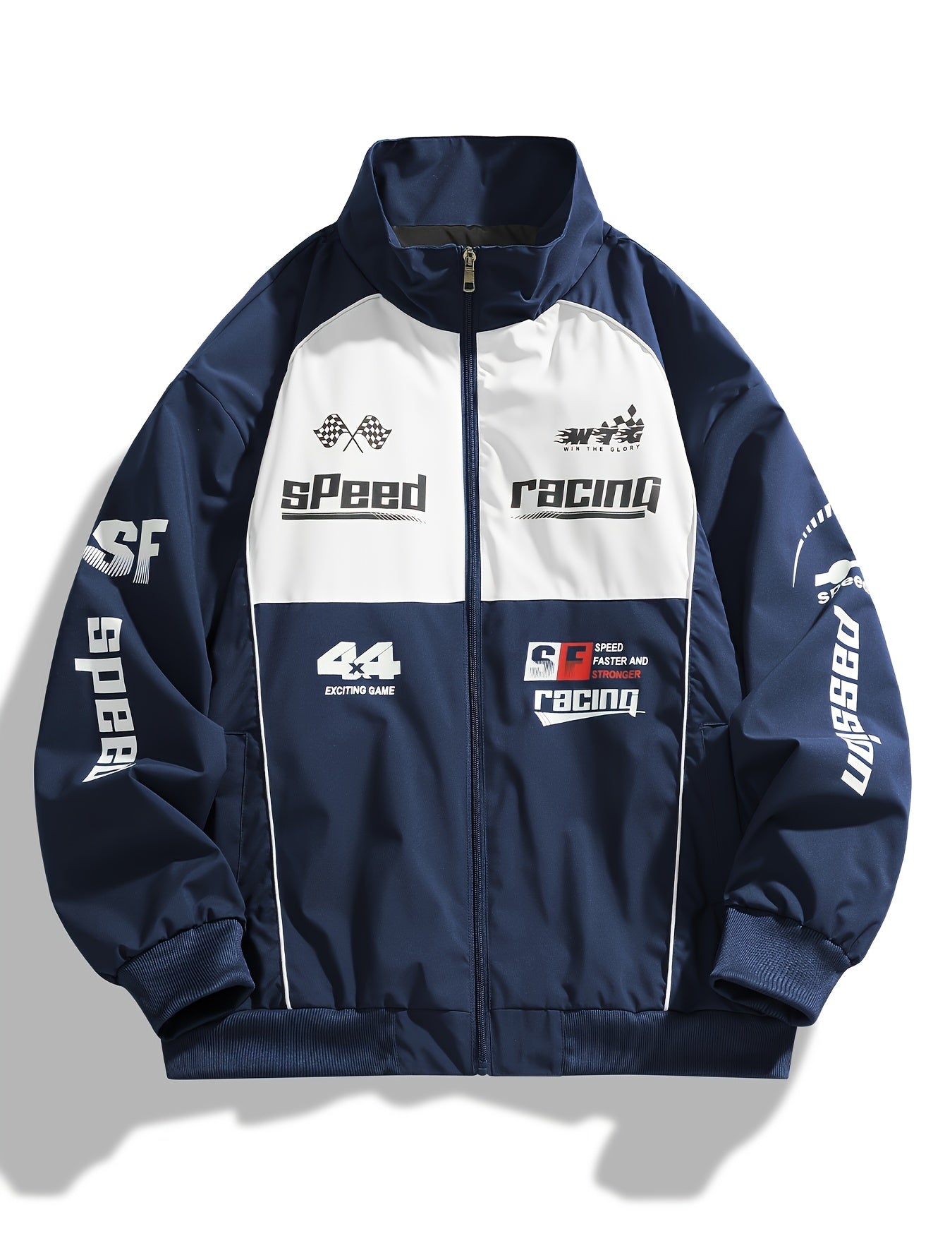 Men’s SF44 Racing Bomber Jacket – Urban & Sporty Vibe