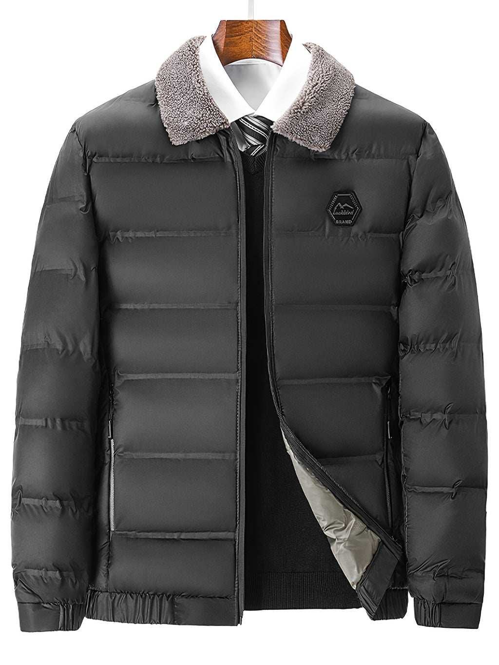 Men’s Classic Winter Jacket – Warm & Refined Style