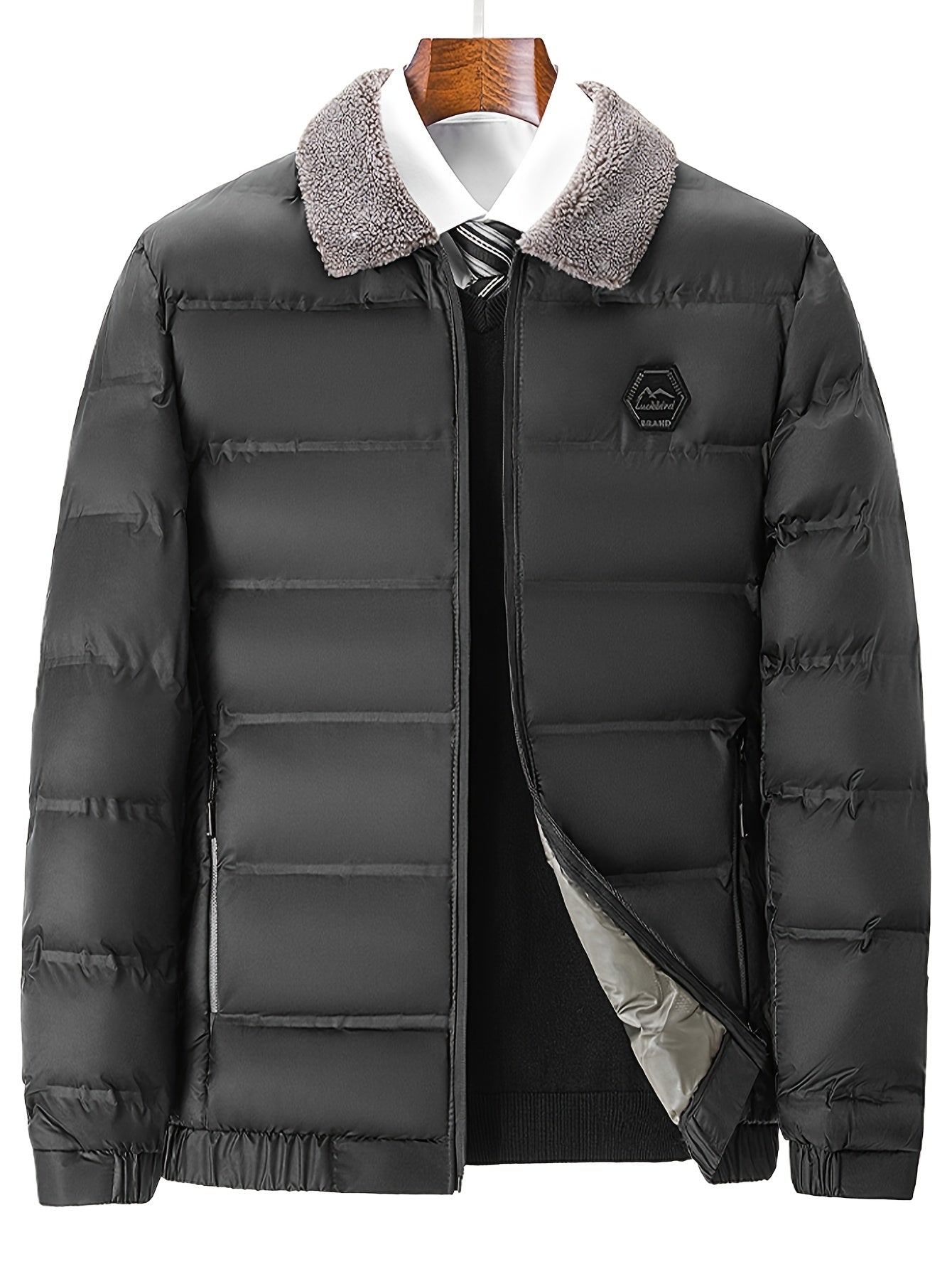 Men’s Classic Winter Jacket – Warm & Refined Style