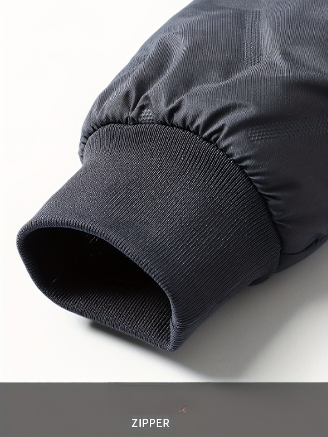 Men’s Black Fleece Winter Jacket – Warm & Minimalist