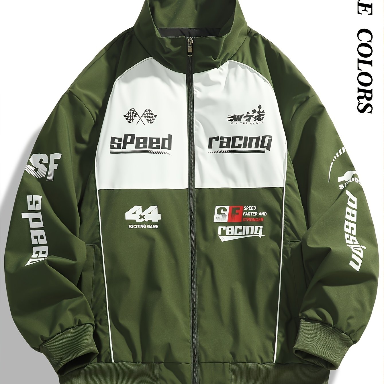 Men’s SF44 Racing Bomber Jacket – Urban & Sporty Vibe