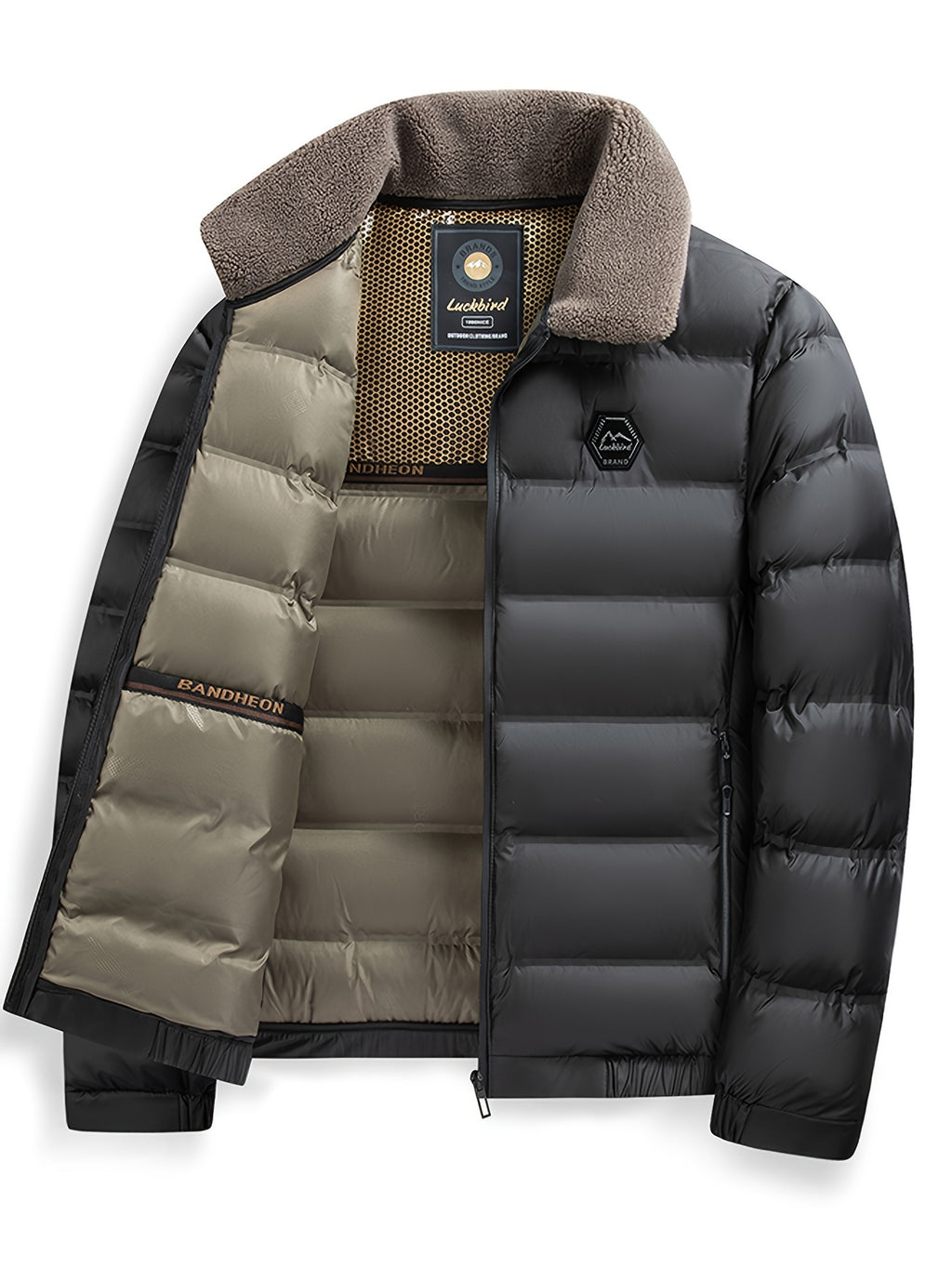Men’s Classic Winter Jacket – Warm & Refined Style