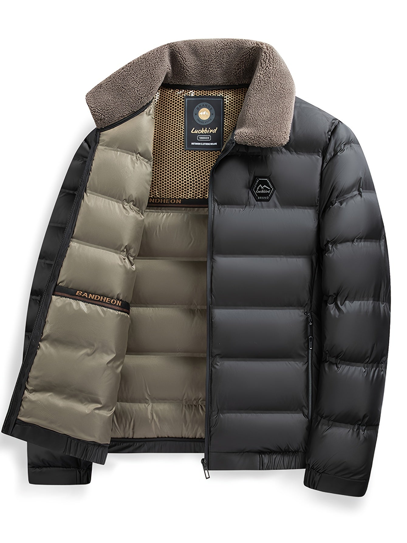 Men’s Classic Winter Jacket – Warm & Refined Style