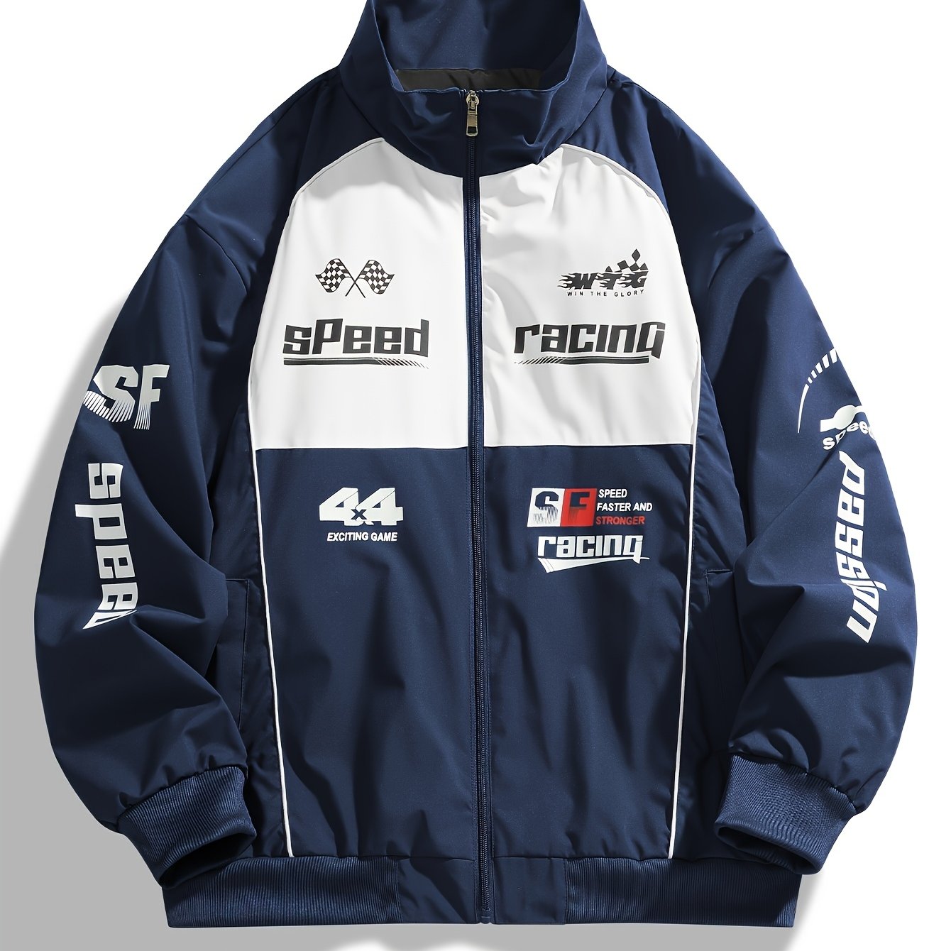 Men’s SF44 Racing Bomber Jacket – Urban & Sporty Vibe